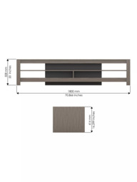 "AVF Calibre 180 TV Stand for TVs up to 85""" - thumbnail 5