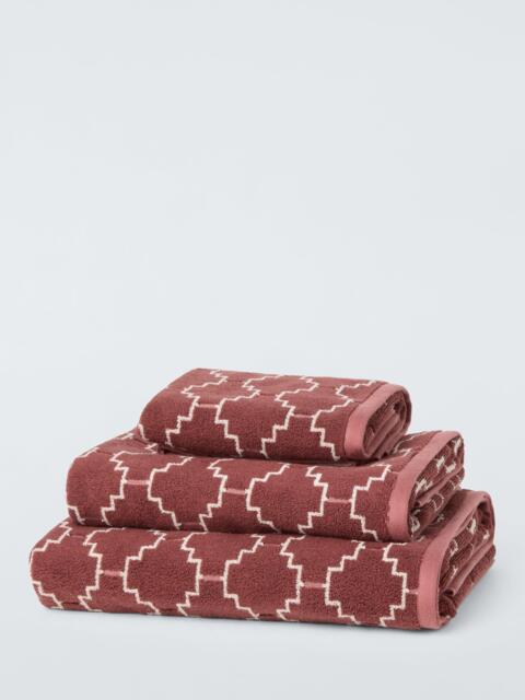 John Lewis Castillo Towels, Burnt Umber - image 1