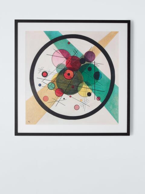 John Lewis Wassily Kandinsky 'Circles in a Circle' Framed Print & Mount, 63 x 63cm, Multi - image 1