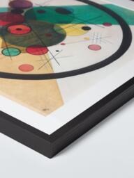 John Lewis Wassily Kandinsky 'Circles in a Circle' Framed Print & Mount, 63 x 63cm, Multi - thumbnail 2