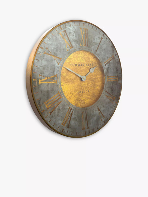 Thomas Kent Florentine Star Roman Numeral Analogue Wall Clock - image 1