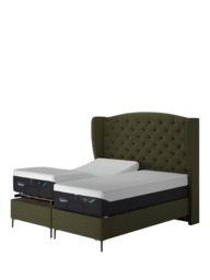 TEMPUR® Suffolk Slim Divan Adjustable Disc Upholstered Bed, Super King Size - thumbnail 3