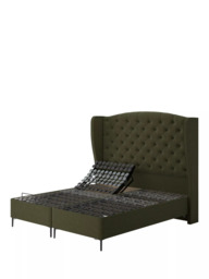 TEMPUR® Suffolk Slim Divan Adjustable Disc Upholstered Bed, Super King Size - thumbnail 2