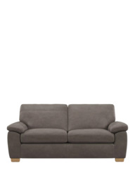 John Lewis Camden Large 3 Seater Leather Sofa, Light Leg - thumbnail 5