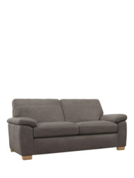 John Lewis Camden Large 3 Seater Leather Sofa, Light Leg - thumbnail 1