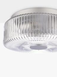 John Lewis Ripley Glass Flush Ceiling Light - thumbnail 5