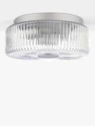 John Lewis Ripley Glass Flush Ceiling Light - thumbnail 3