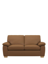 John Lewis Camden Medium 2 Seater Leather Sofa Bed, Light Leg - thumbnail 5