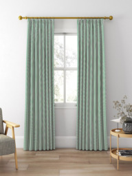 Clarke & Clarke Portland Made to Measure Curtains or Roman Blind, Racing Green - thumbnail 3