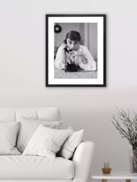 Brookpace Lascelles Audrey Hepburn Framed Photographic Print & Mount, 55.5 x 45.5cm, Black/White - thumbnail 2