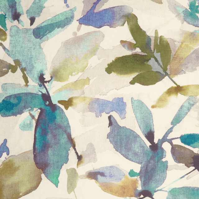 John Lewis Alexa Made to Measure Curtains or Roman Blind, Aqua - image 1