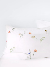 John Lewis Summer Meadow Pure Cotton Percale Duvet Cover Set, 200 Thread Count - thumbnail 3