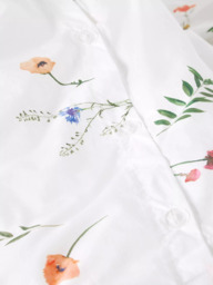 John Lewis Summer Meadow Pure Cotton Percale Duvet Cover Set, 200 Thread Count - thumbnail 4