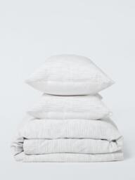 John Lewis Blakeney Washed Cotton Weave Duvet Cover Set - thumbnail 5