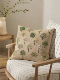 John Lewis Mini Trees Cushion - thumbnail 2