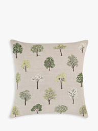 John Lewis Mini Trees Cushion - thumbnail 1