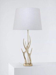 Laura Ashley Mulroy Antler Table Lamp, Champagne - thumbnail 3