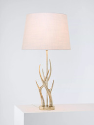 Laura Ashley Mulroy Antler Table Lamp, Champagne - thumbnail 1