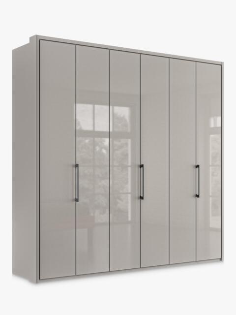 John Lewis Osaka 2.25m Bi-Fold Wardrobe with 6 Glass Doors - image 1