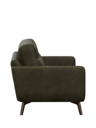 John Lewis Barbican Grand 4 Seater Leather Sofa, Dark Leg - thumbnail 3