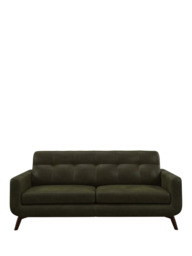 John Lewis Barbican Grand 4 Seater Leather Sofa, Dark Leg - thumbnail 5