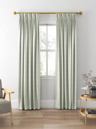 Clarke & Clarke Spencer Made to Measure Curtains or Roman Blind, Sage - thumbnail 5