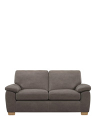 John Lewis Camden Medium 2 Seater Leather Sofa Bed, Light Leg - thumbnail 5