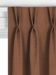 John Lewis Linen Look Made to Measure Curtains or Roman Blind, Cinnamon - thumbnail 5