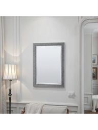 Yearn Cobblestone Rectangular Wall Mirror, Silver - thumbnail 4