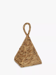 John Lewis Water Hyacinth Pyramid Door Stop - thumbnail 1