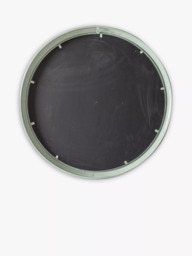 Vintage Round Metal Frame Indoor/Outdoor Wall Mirror, 85cm, Green - thumbnail 4