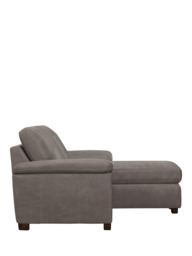 John Lewis Camden RHF Chaise End Leather Sofa Bed, Dark Leg - thumbnail 3