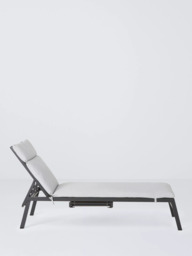 John Lewis Platform Sun Lounger, Grey - thumbnail 3