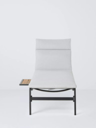 John Lewis Platform Sun Lounger, Grey - thumbnail 2