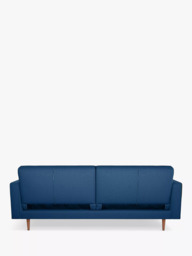 John Lewis Quilted Large 3 Seater Sofa Bed, Dark Leg - thumbnail 4