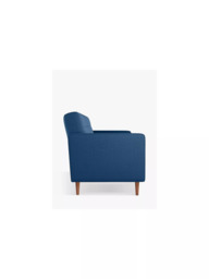John Lewis Quilted Large 3 Seater Sofa Bed, Dark Leg - thumbnail 3