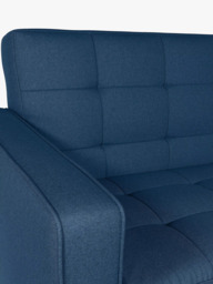 John Lewis Quilted Large 3 Seater Sofa Bed, Dark Leg - thumbnail 6