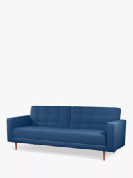 John Lewis Quilted Large 3 Seater Sofa Bed, Dark Leg