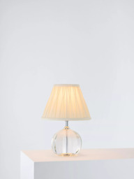 Laura Ashley Lydia Crystal Ball Table Lamp, Clear - thumbnail 1
