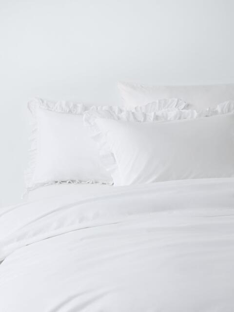 John Lewis Mable Duvet Cover Set, White - image 1