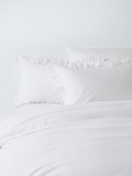 John Lewis Mable Duvet Cover Set, White - thumbnail 1