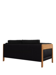 John Lewis Nest Medium 2 Seater Leather Sofa, Light Leg - thumbnail 4