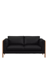 John Lewis Nest Medium 2 Seater Leather Sofa, Light Leg - thumbnail 5