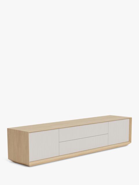 The Conran Shop Pillar Low Console Table, Oak/Stone - image 1