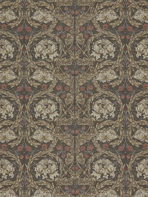 William Morris At Home African Marigold Made to Measure Curtains or Roman Blind, Iron - image 1