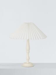 John Lewis Pleated Tapered Cotton Lampshade - thumbnail 3