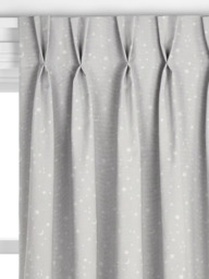 John Lewis Starry Sky Made to Measure Curtains or Roman Blind, Cool Grey - thumbnail 4