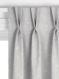John Lewis Starry Sky Made to Measure Curtains or Roman Blind, Cool Grey - thumbnail 5