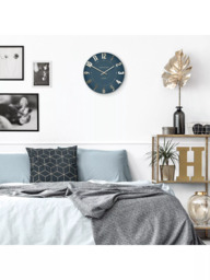 Thomas Kent Mulberry Wall Clock, Midnight Blue - thumbnail 3