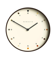 Newgate Clocks Mr Clarke Analogue Wall Clock, 40.5cm, Brown - thumbnail 1